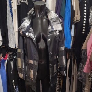 Puli Black and Gray Women's Jacket